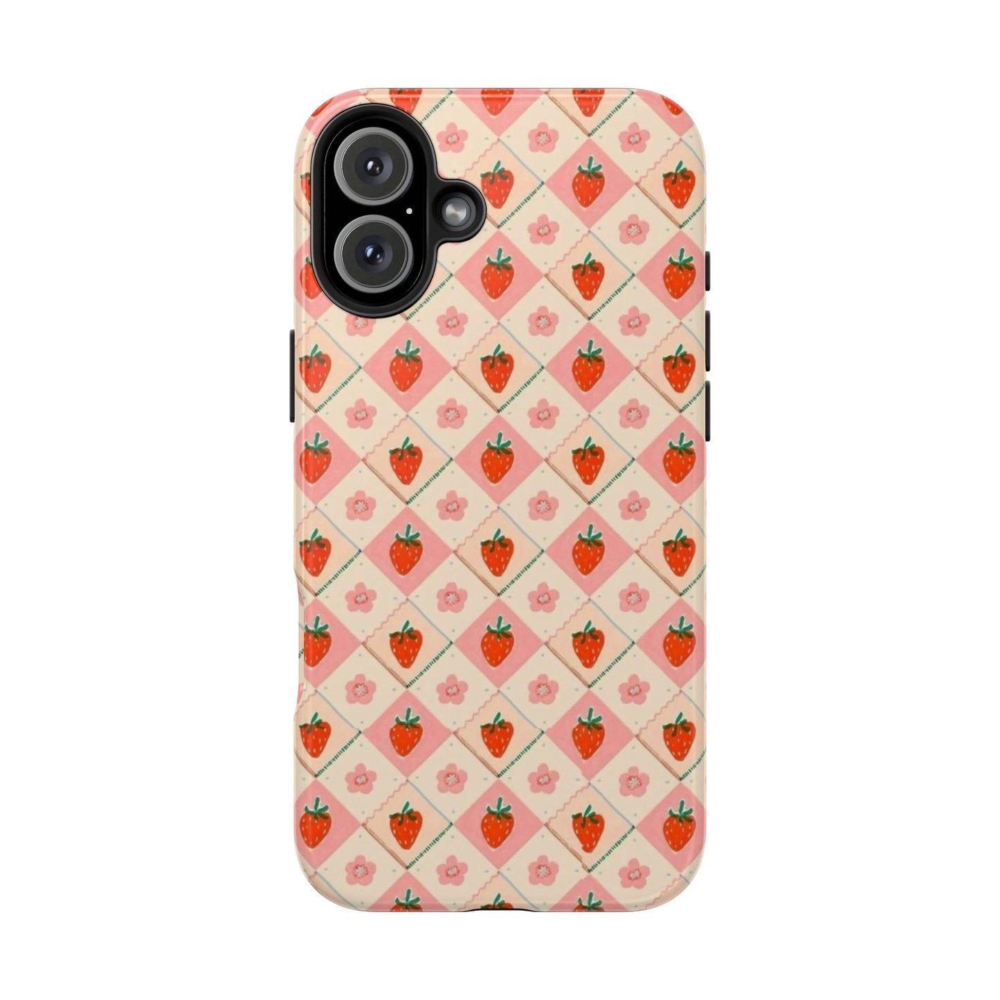 Cute Strawberry Pattern Case