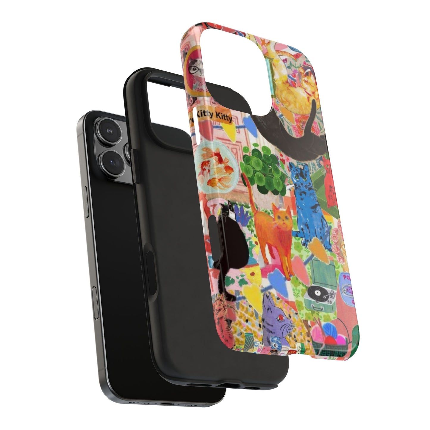 Colorful Cat Phone Case