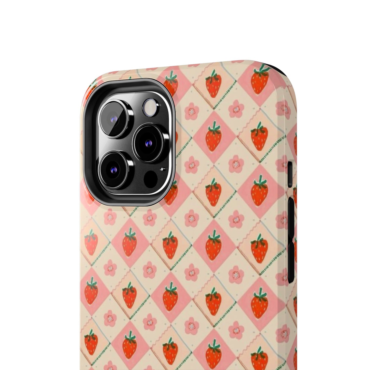 Cute Strawberry Pattern Case