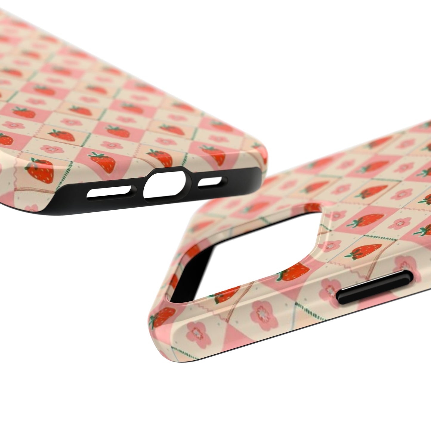 Cute Strawberry Pattern Case