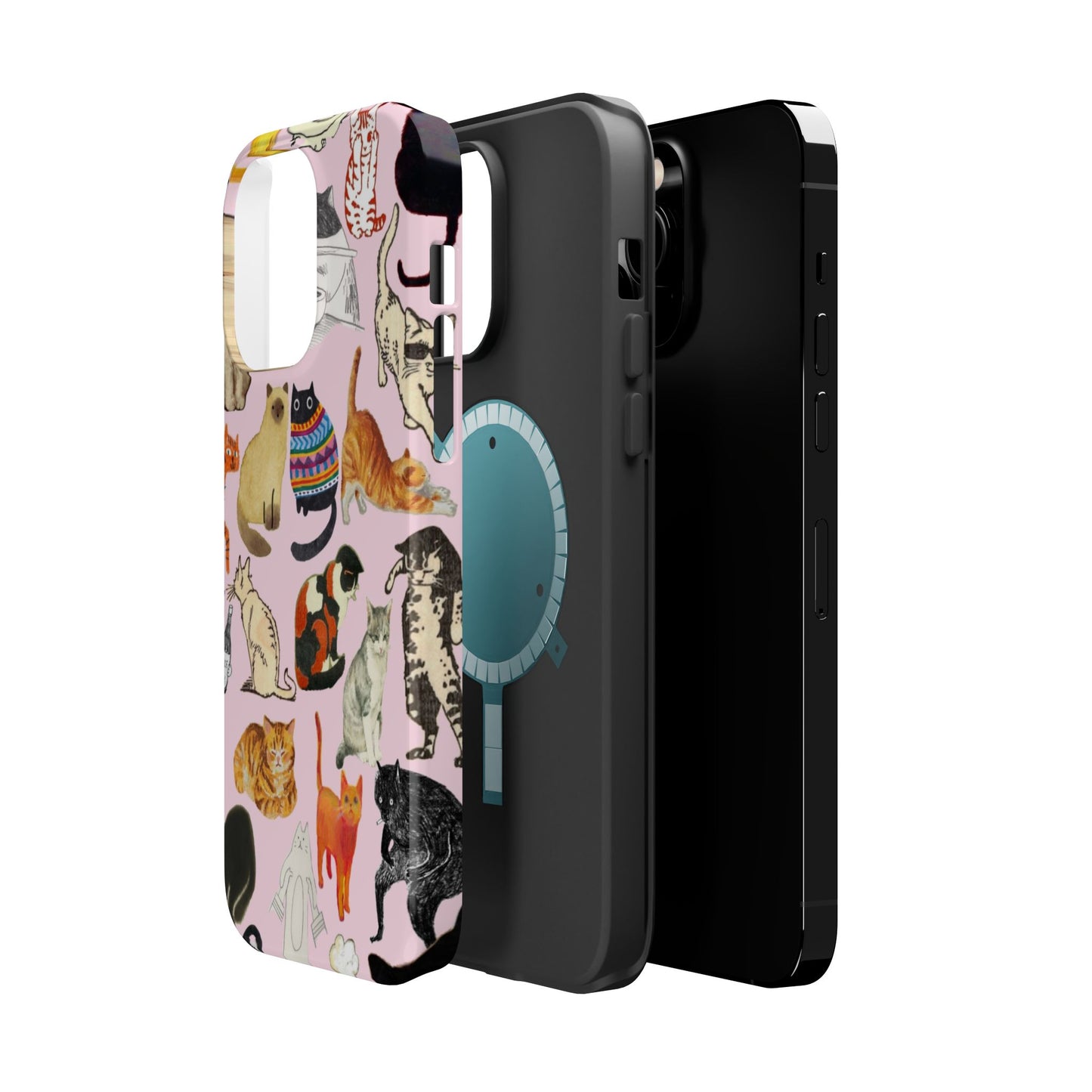 Cat Pattern Magsafe Case