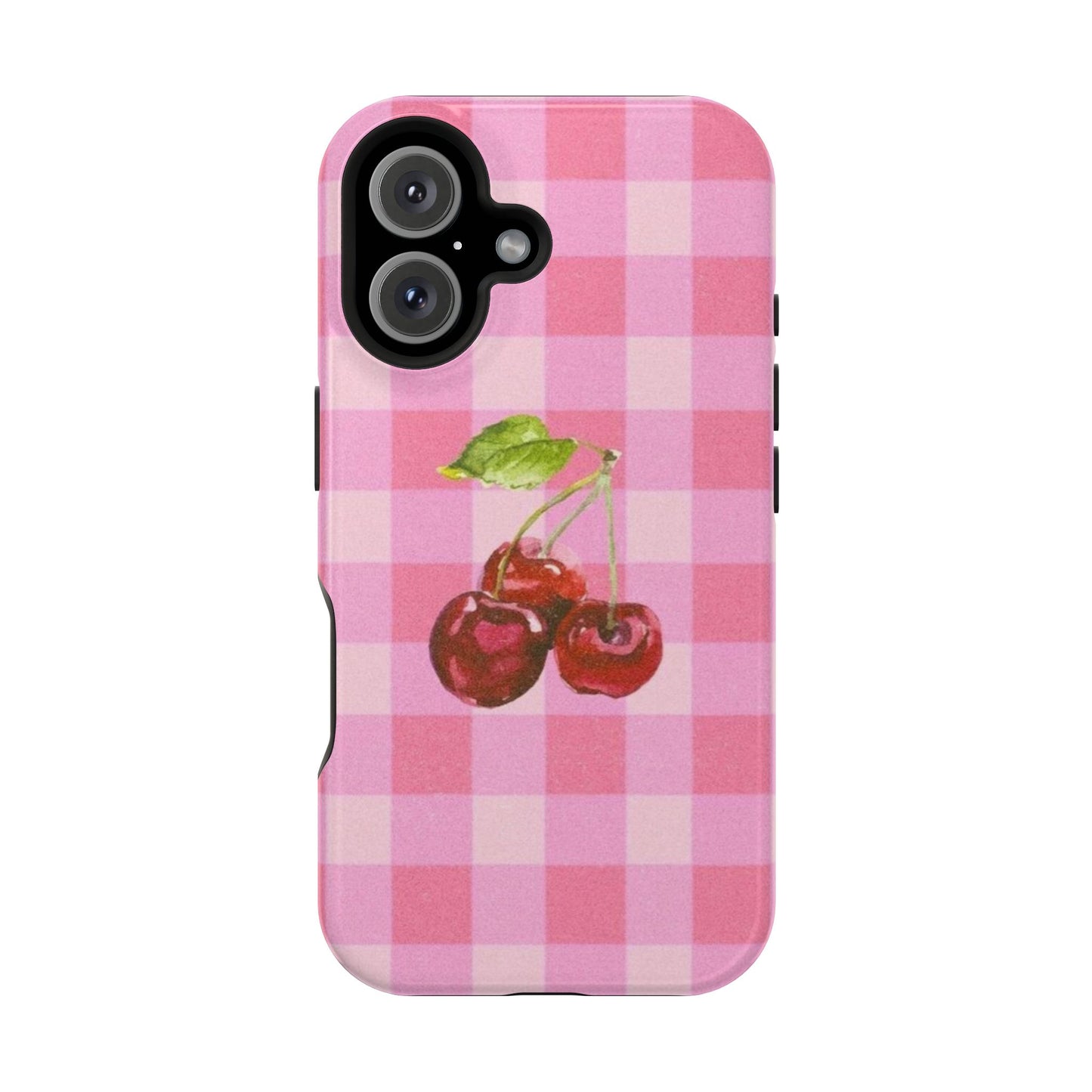 Cherry Gingham Magnetic Tough Case