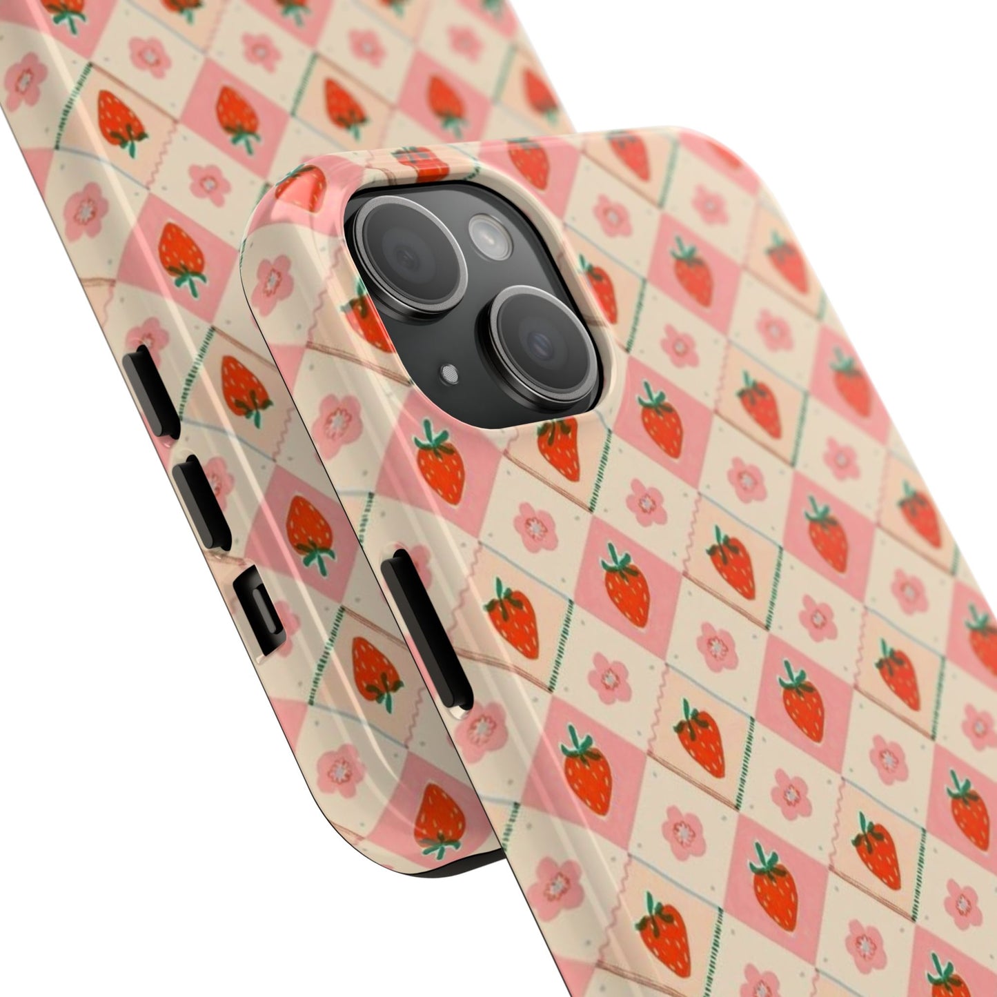 Cute Strawberry Pattern Case