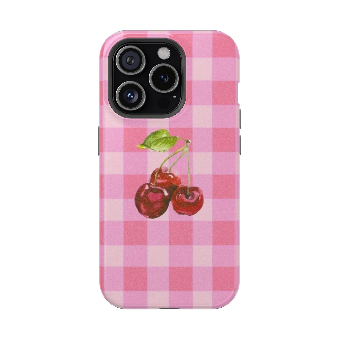 Cherry Gingham Magnetic Tough Case