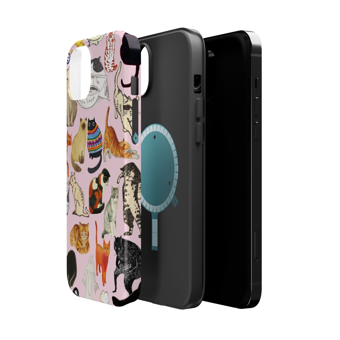 Cat Pattern Magsafe Case