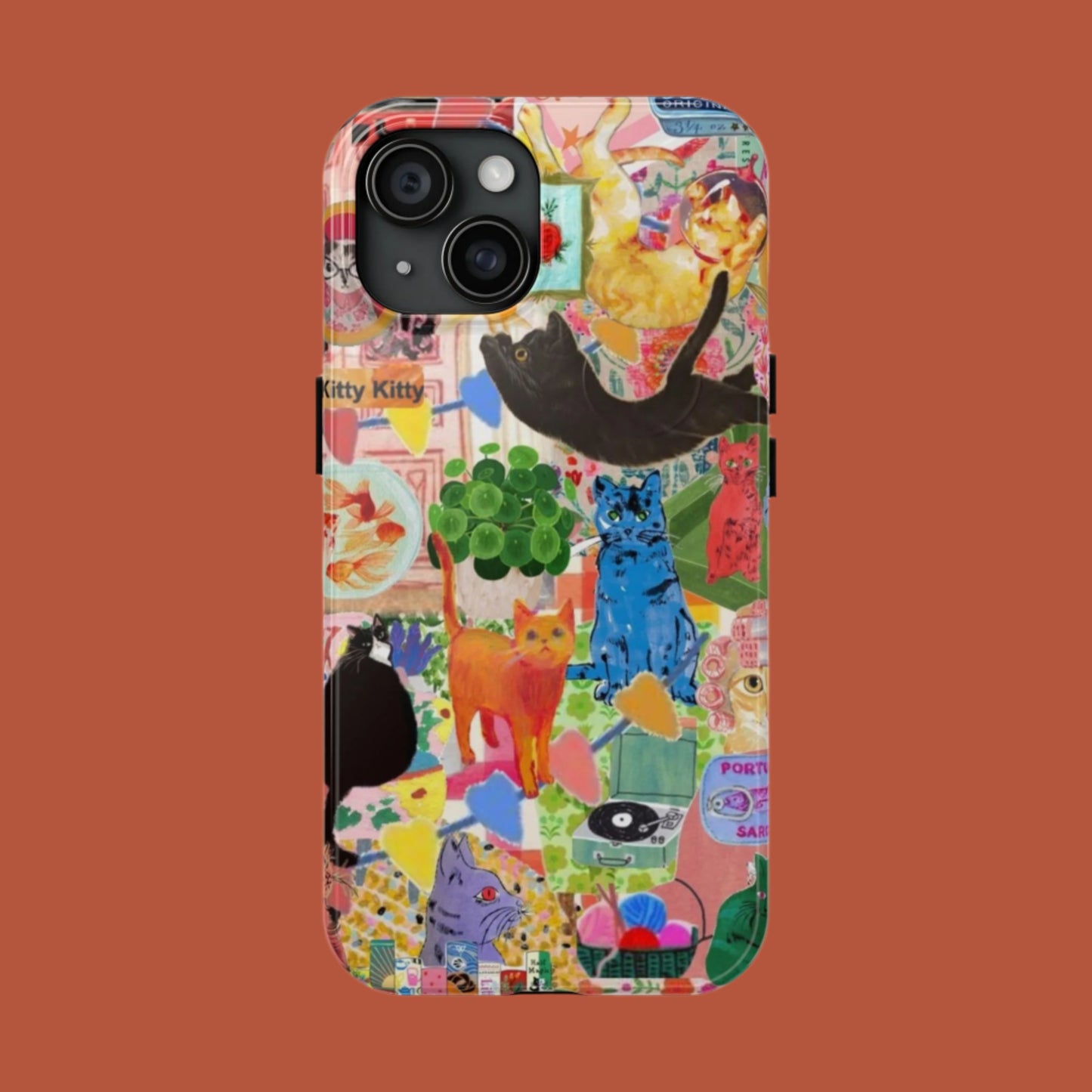 Colorful Cat Phone Case