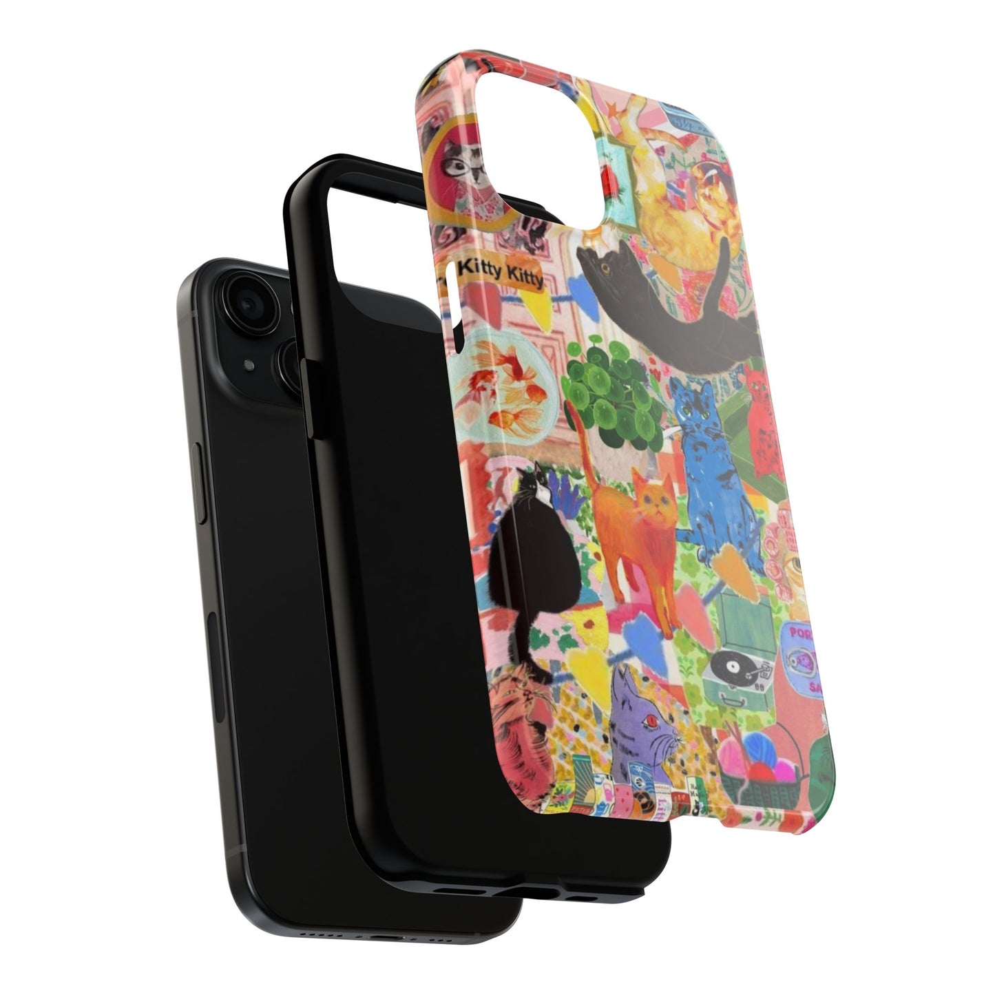 Colorful Cat Phone Case