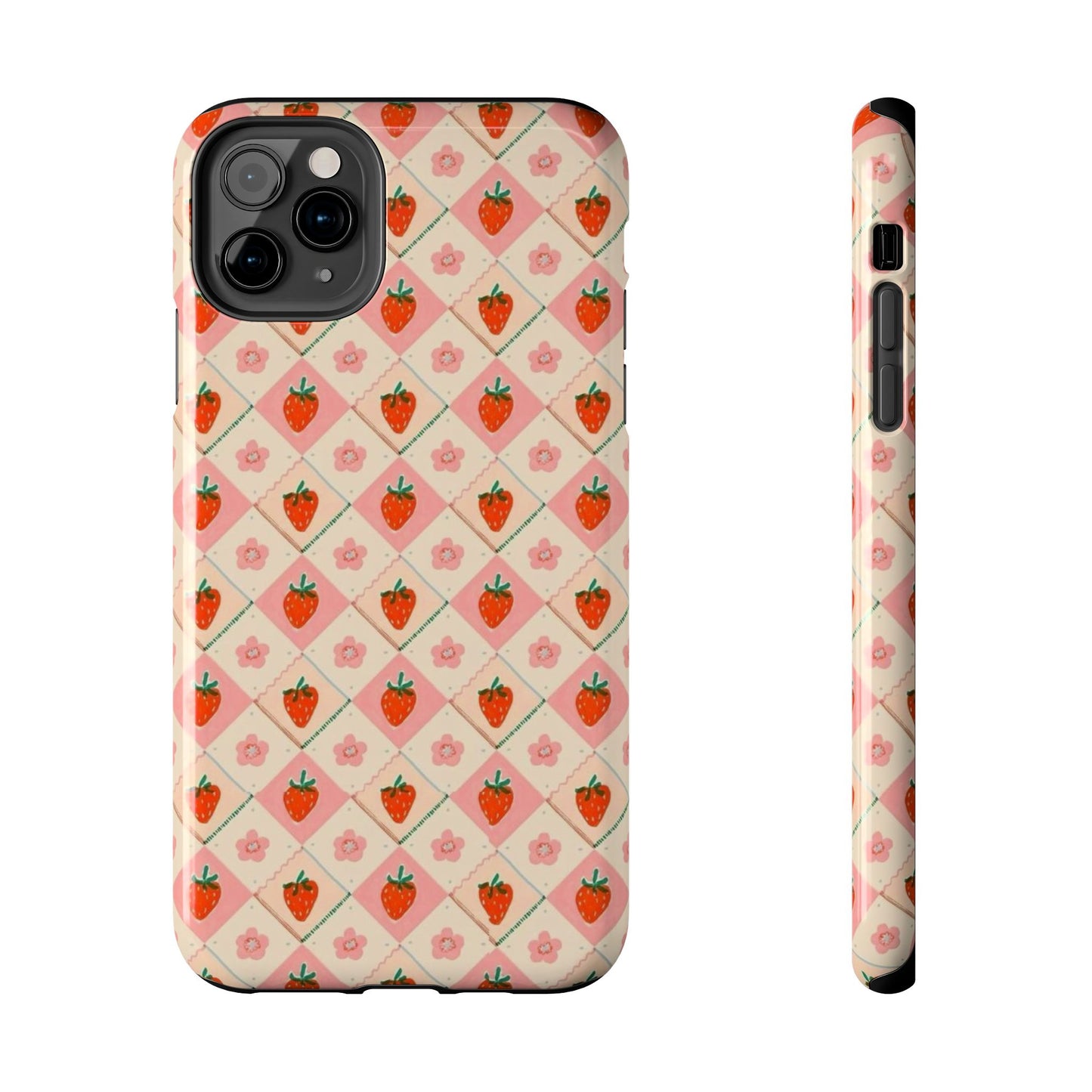 Cute Strawberry Pattern Case