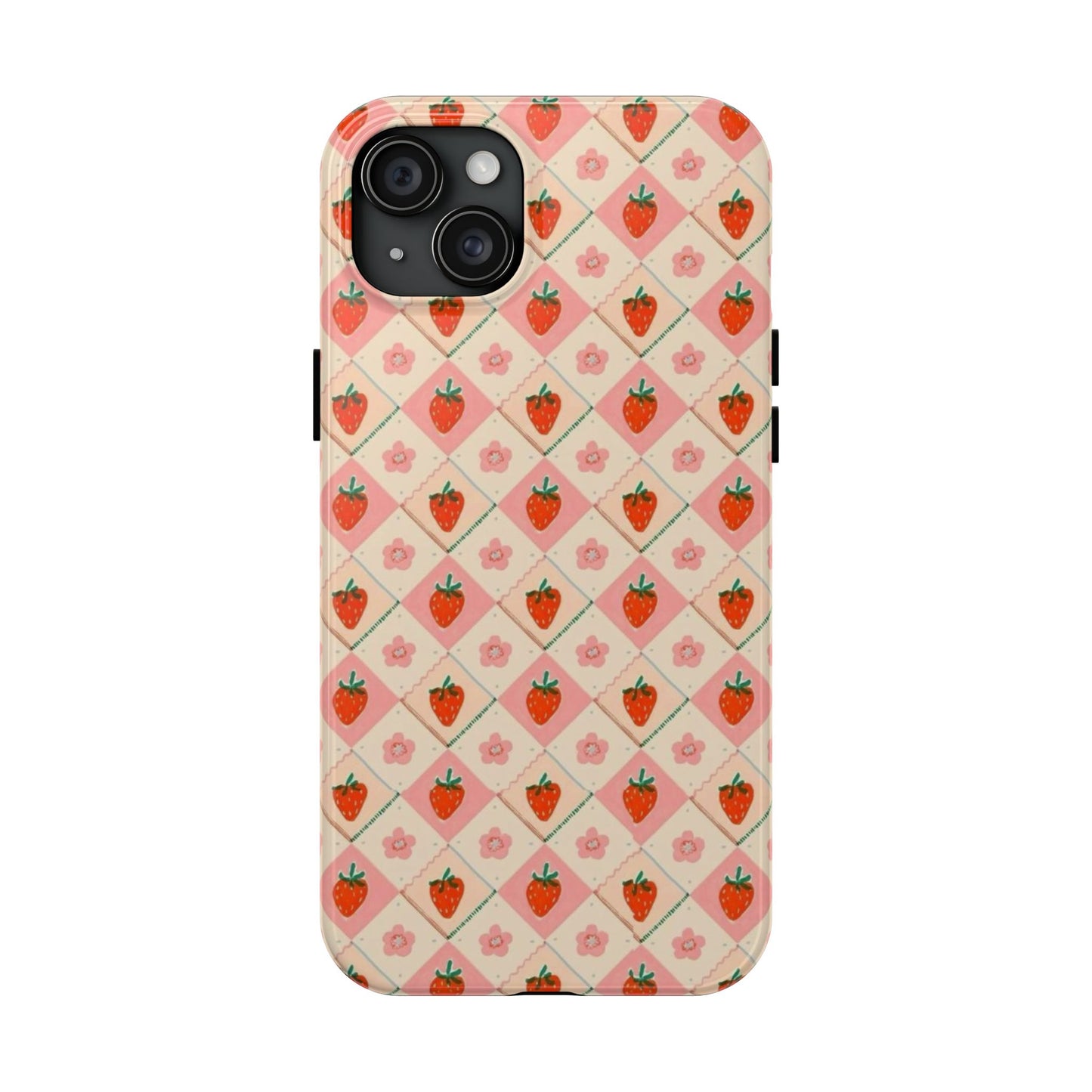 Cute Strawberry Pattern Case
