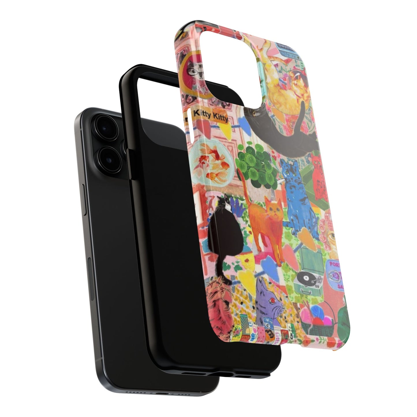 Colorful Cat Phone Case
