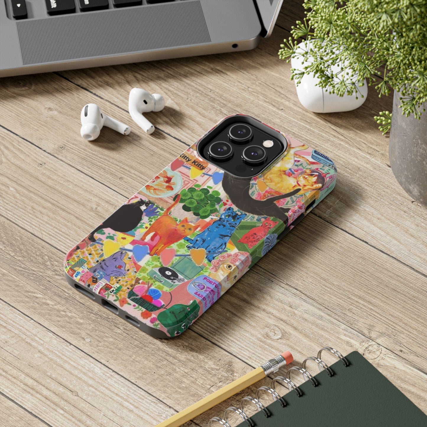 Colorful Cat Phone Case