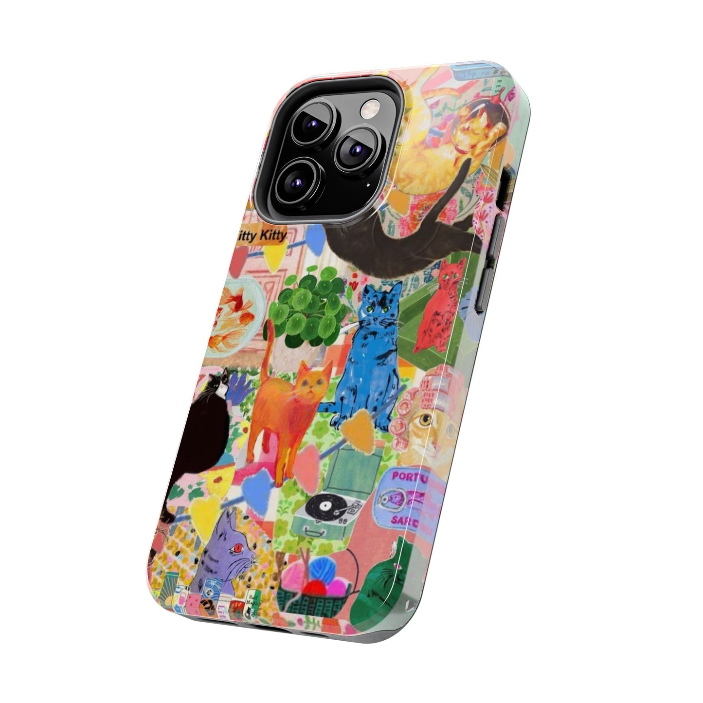 Colorful Cat Phone Case