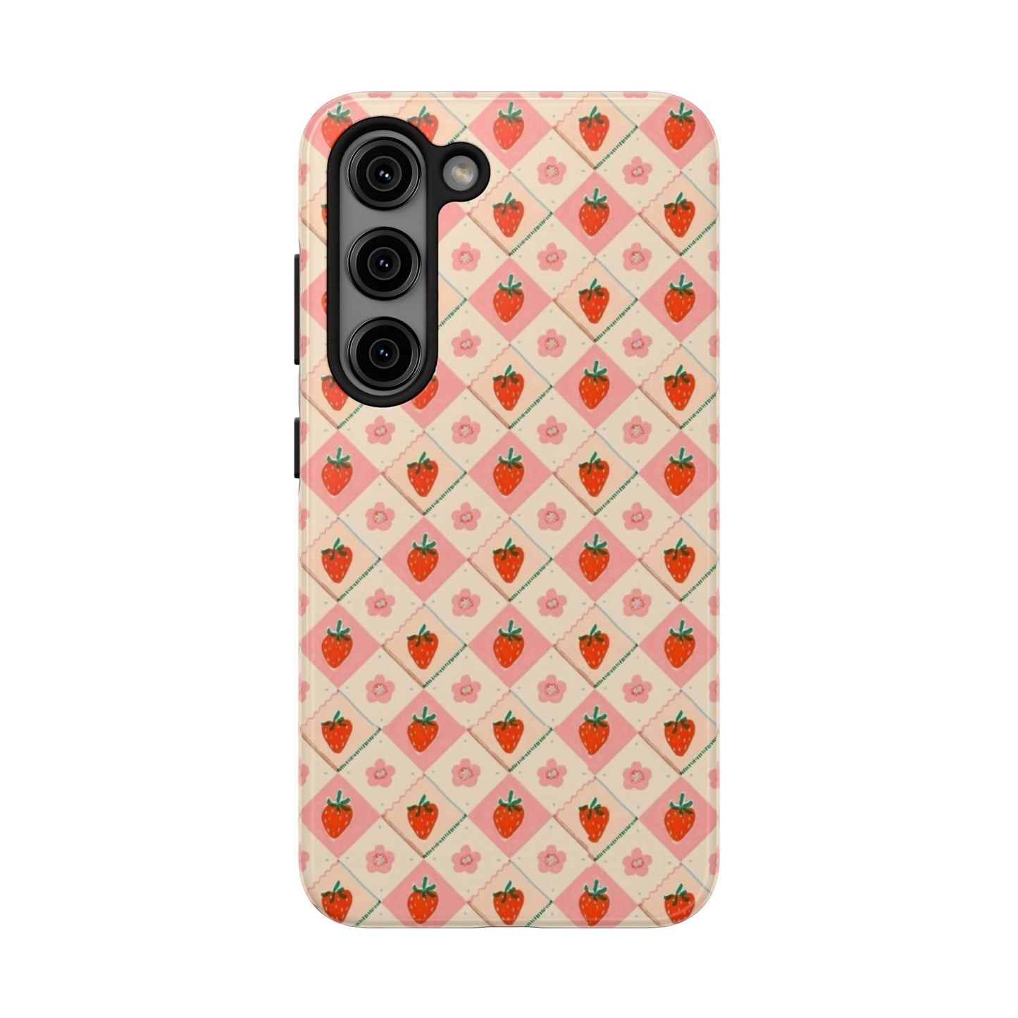 Cute Strawberry Pattern Case