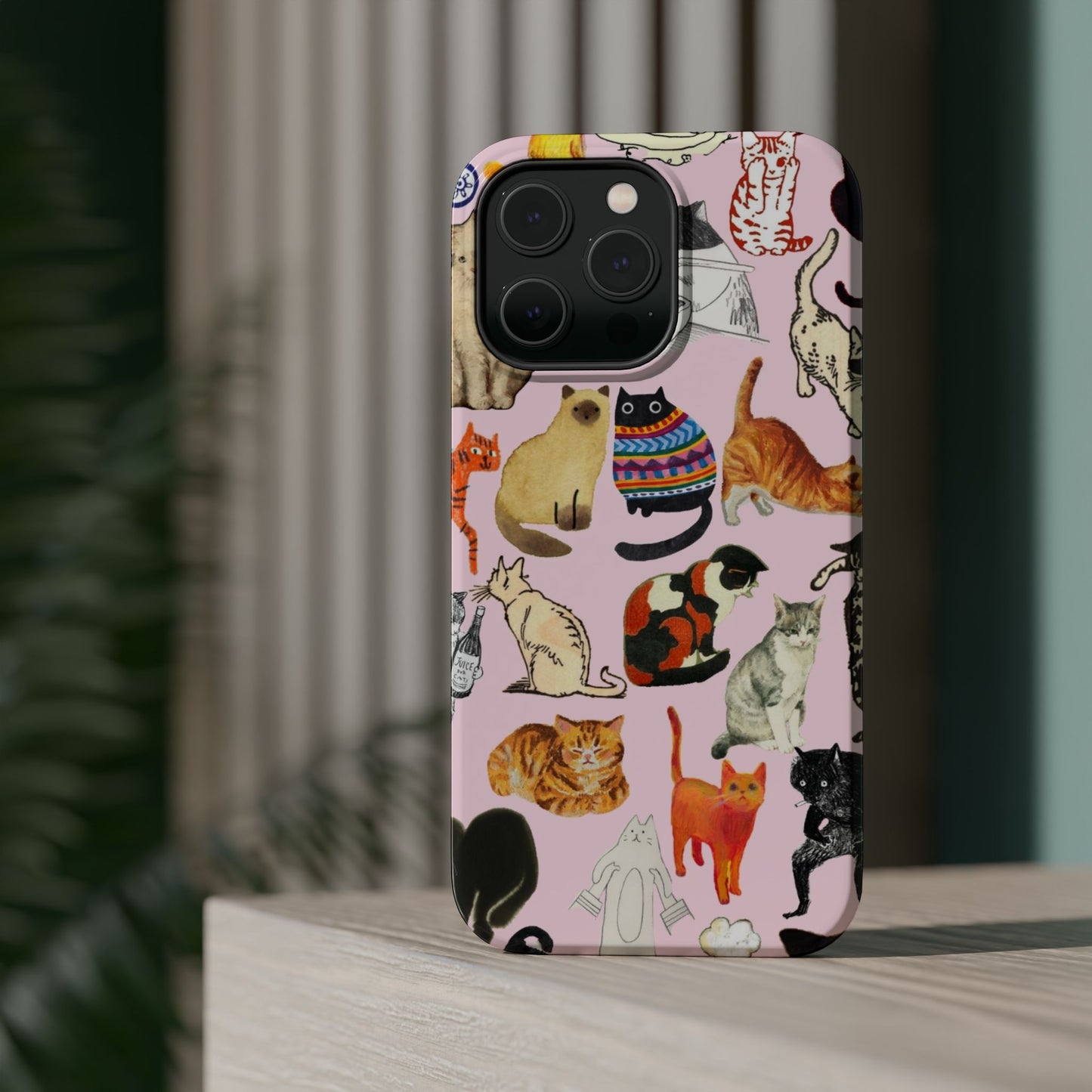 Cat Pattern Magsafe Case