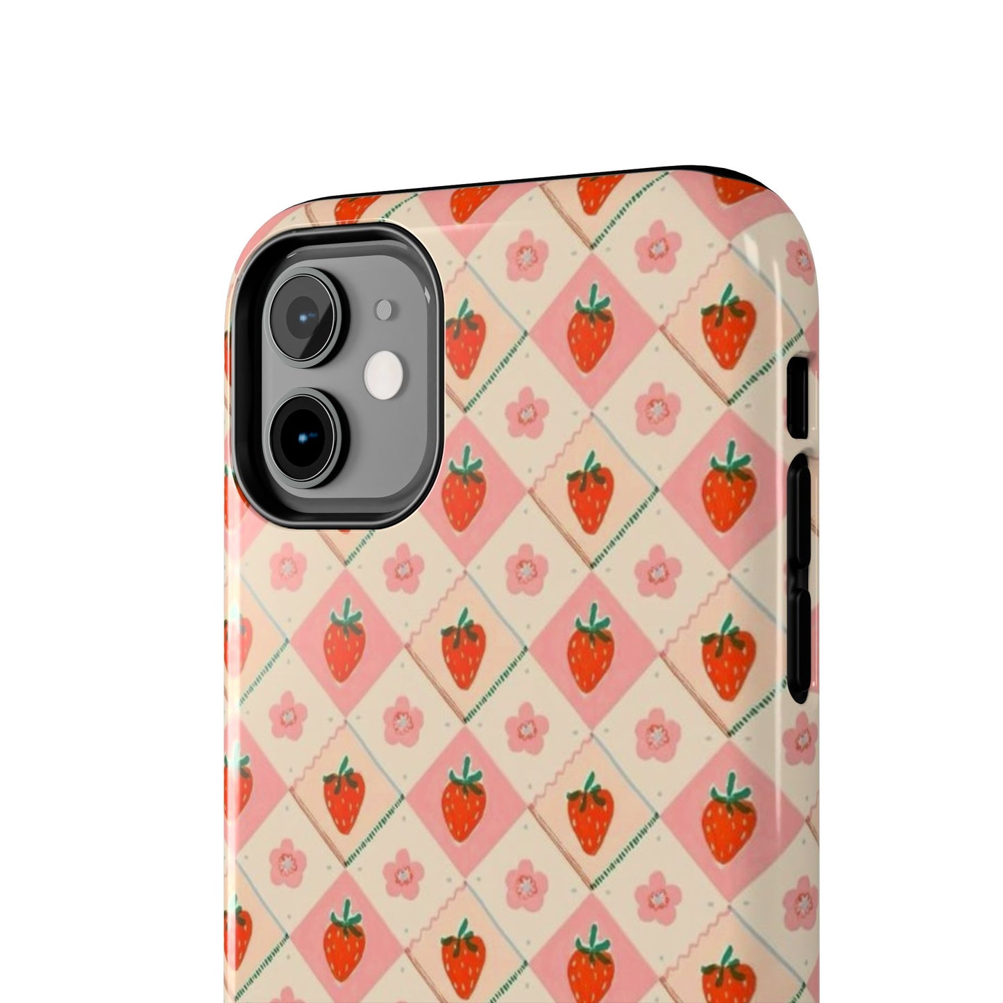 Cute Strawberry Pattern Case
