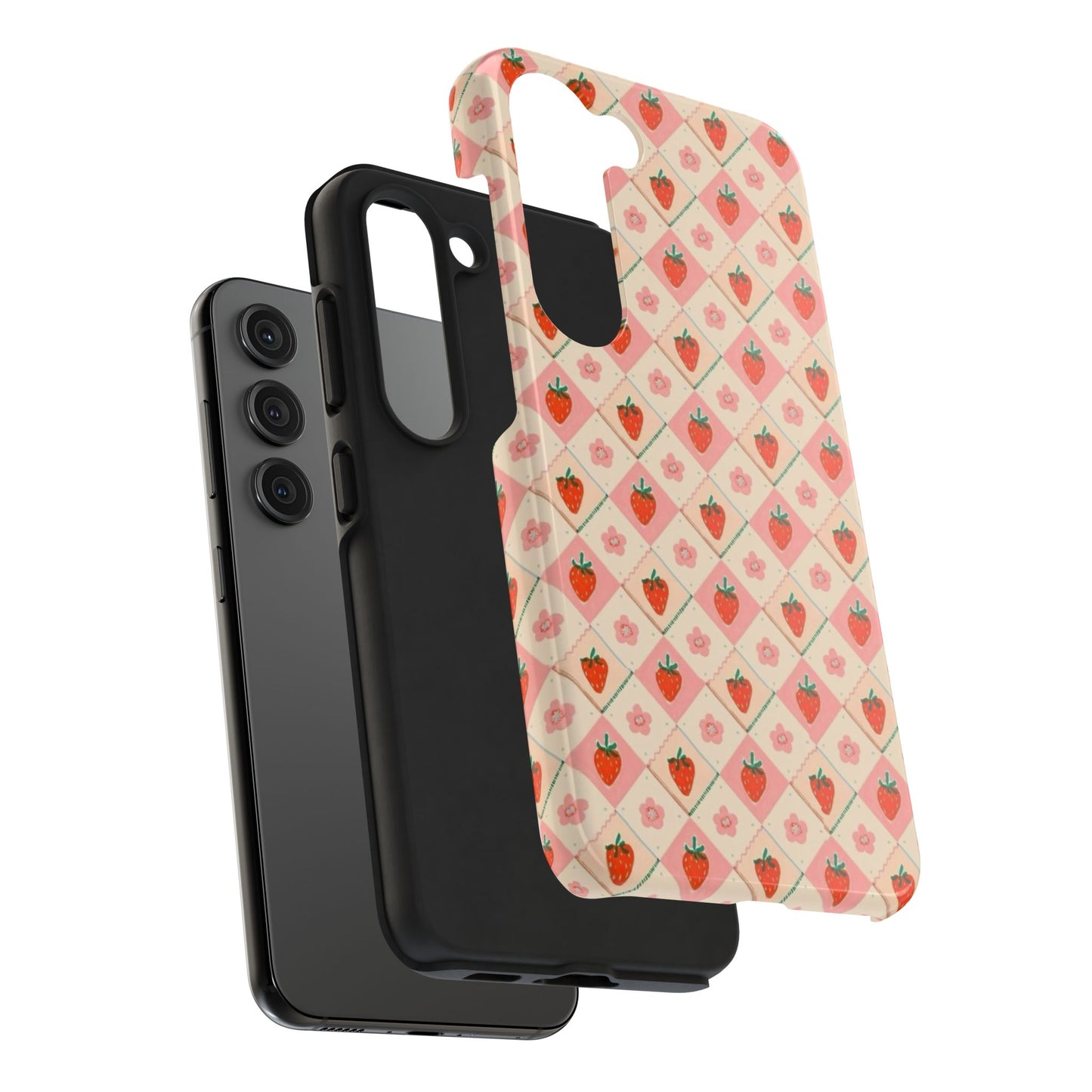 Cute Strawberry Pattern Case