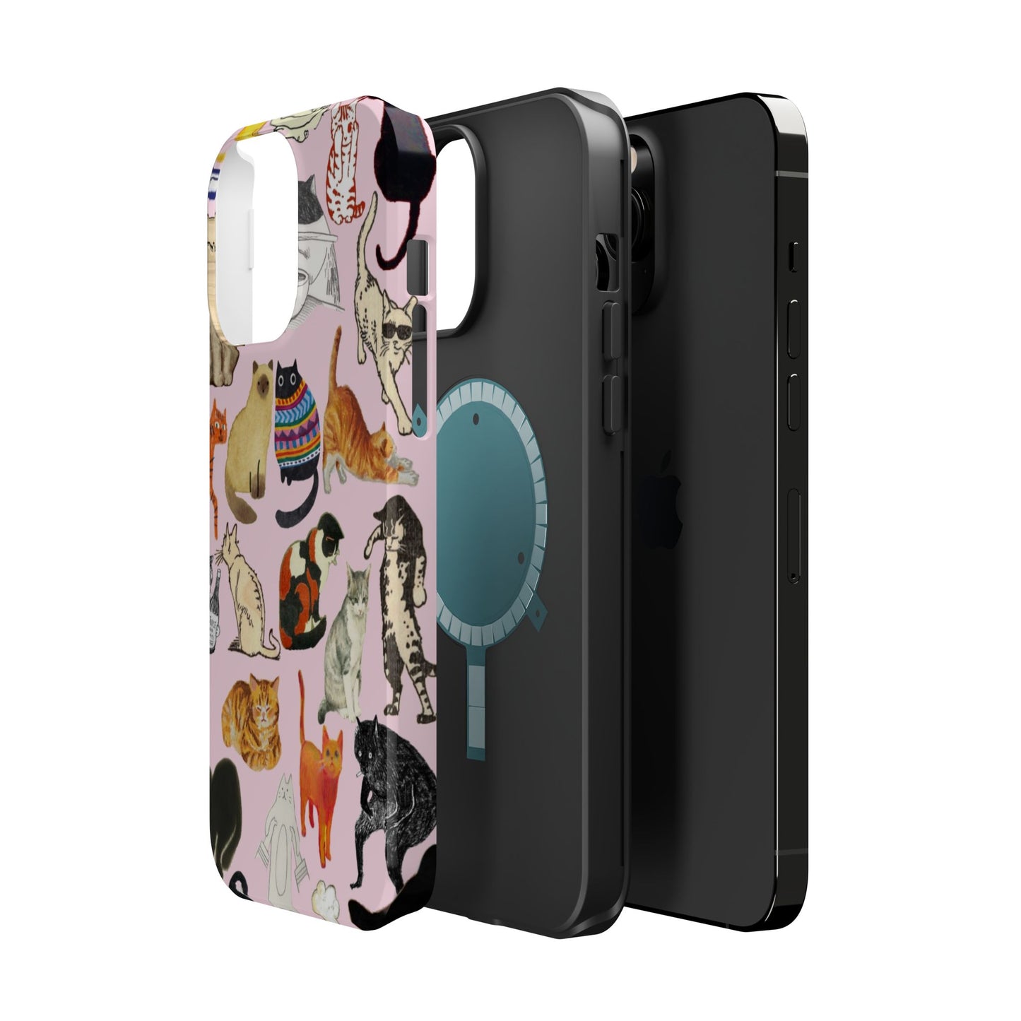 Cat Pattern Magsafe Case