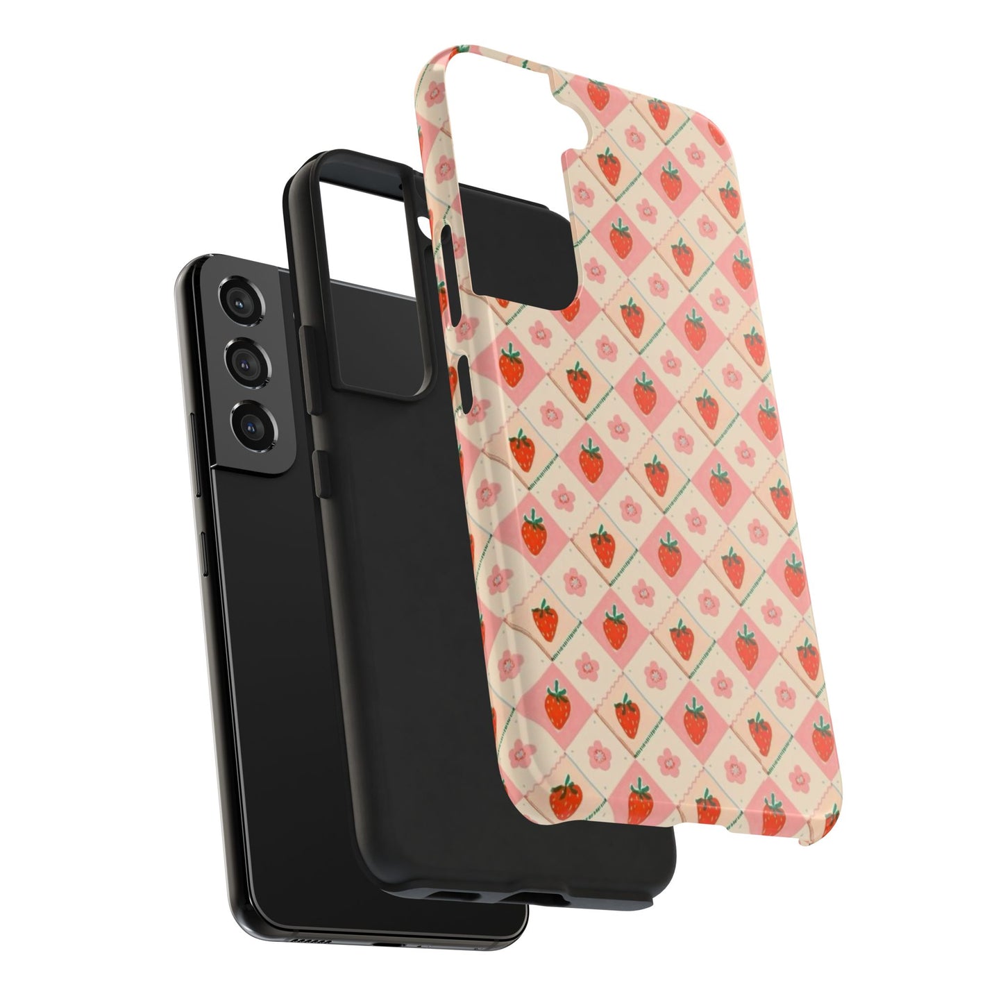 Cute Strawberry Pattern Case
