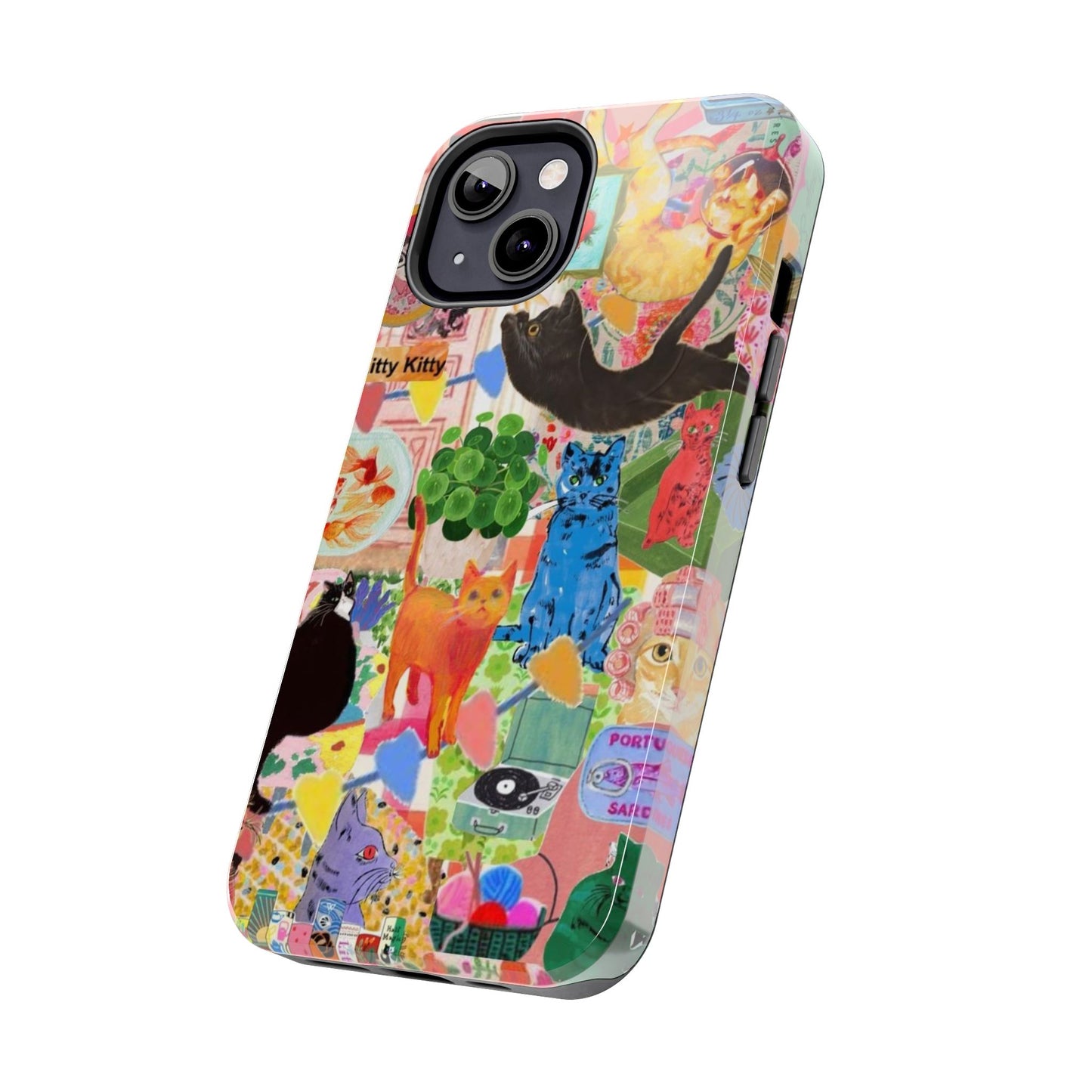 Colorful Cat Phone Case