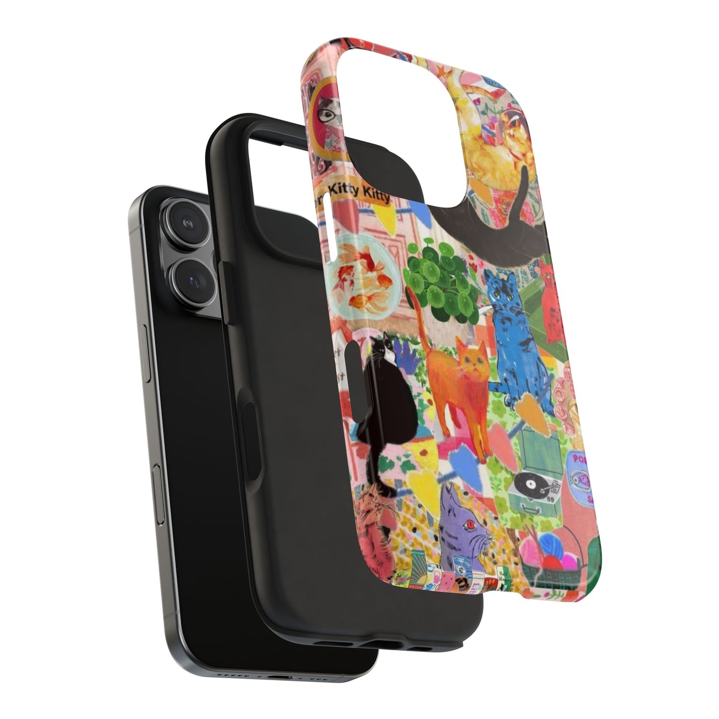 Colorful Cat Phone Case