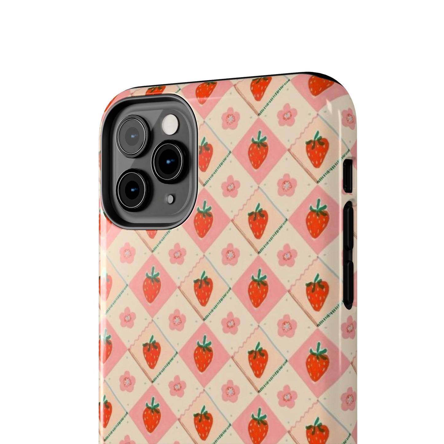 Cute Strawberry Pattern Case