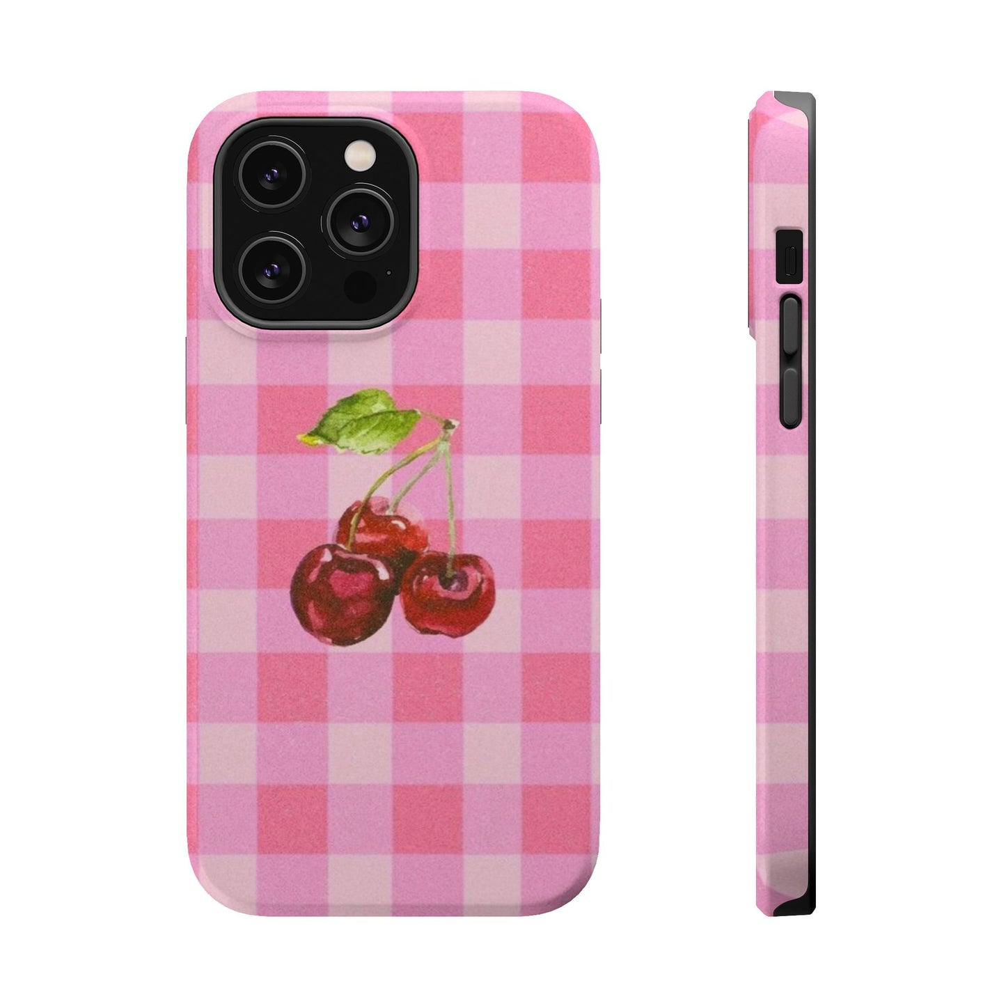 Cherry Gingham Magnetic Tough Case