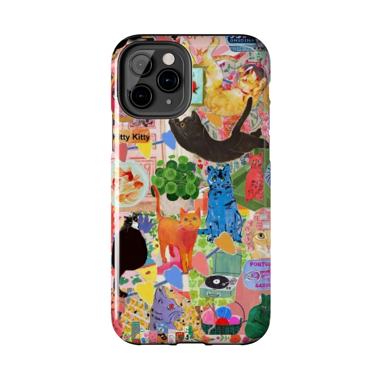 Colorful Cat Phone Case