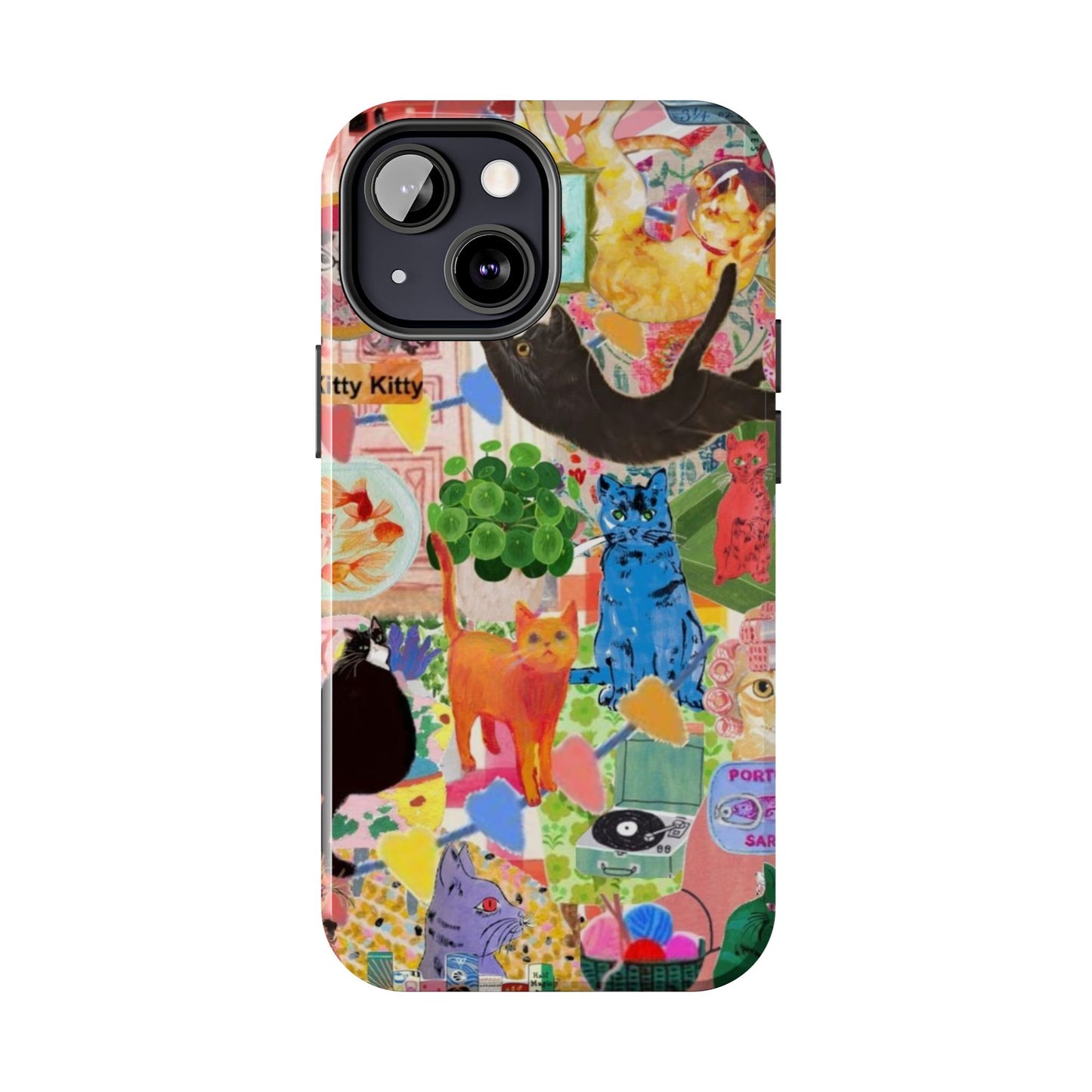 Colorful Cat Phone Case