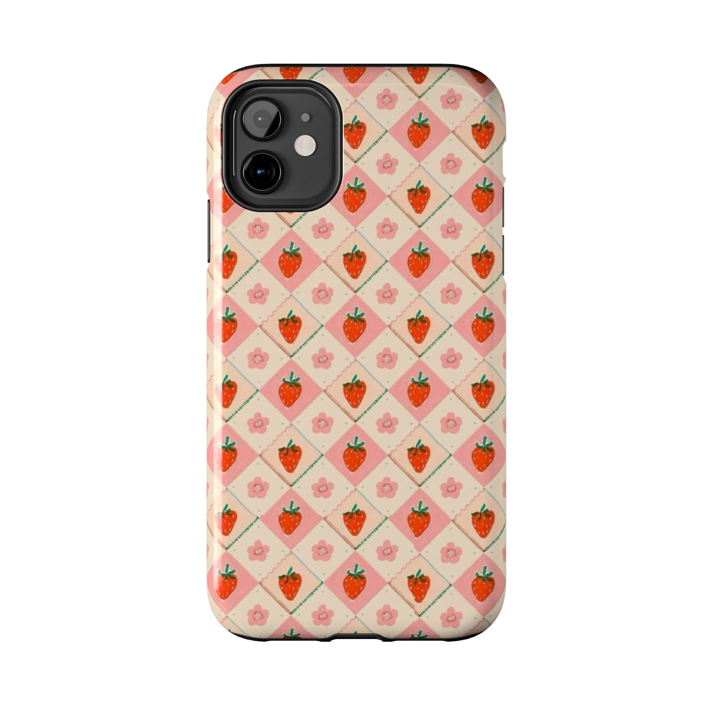 Cute Strawberry Pattern Case