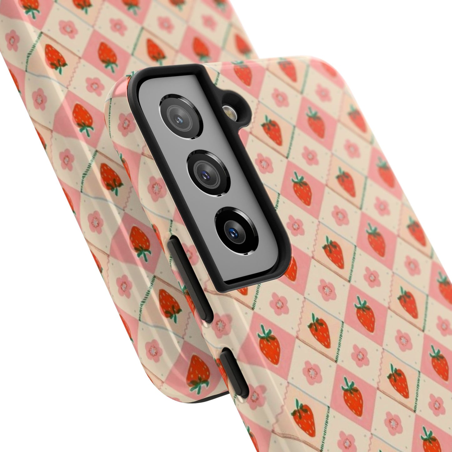 Cute Strawberry Pattern Case