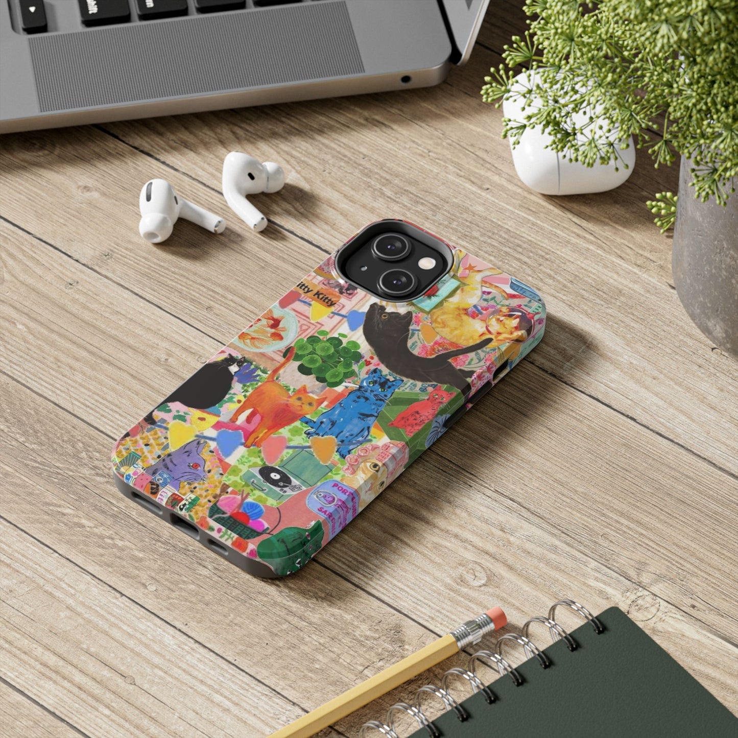 Colorful Cat Phone Case