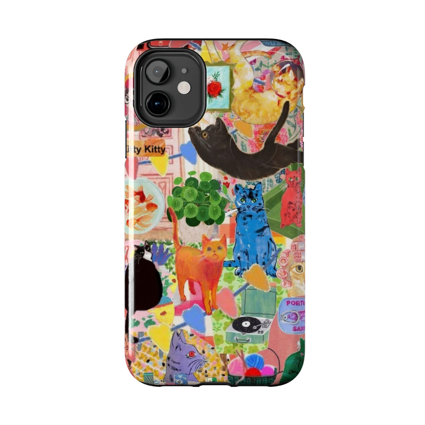 Colorful Cat Phone Case