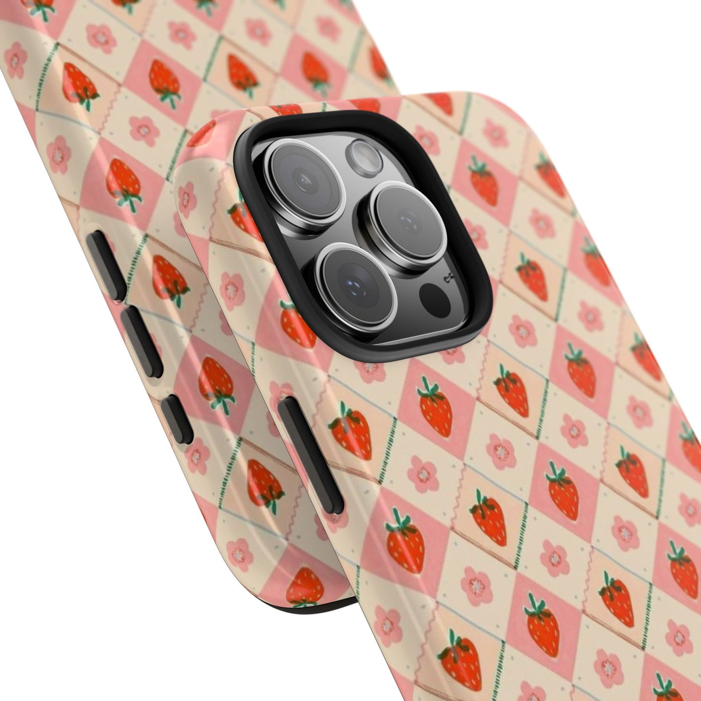 Cute Strawberry Pattern Case