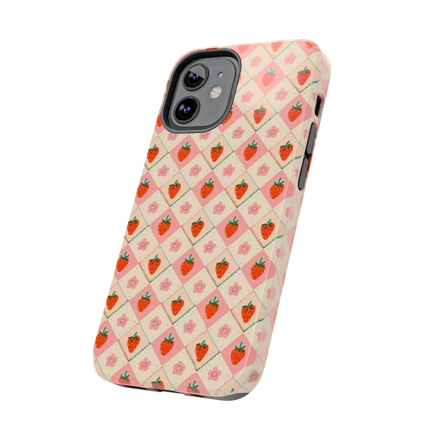Cute Strawberry Pattern Case