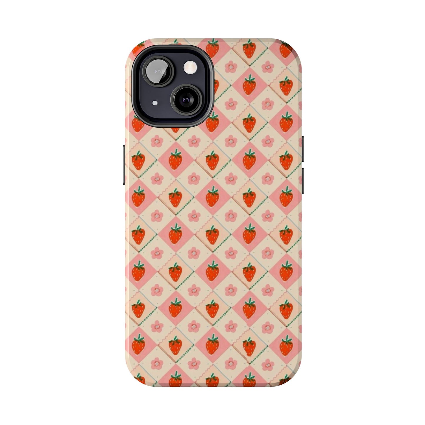 Cute Strawberry Pattern Case