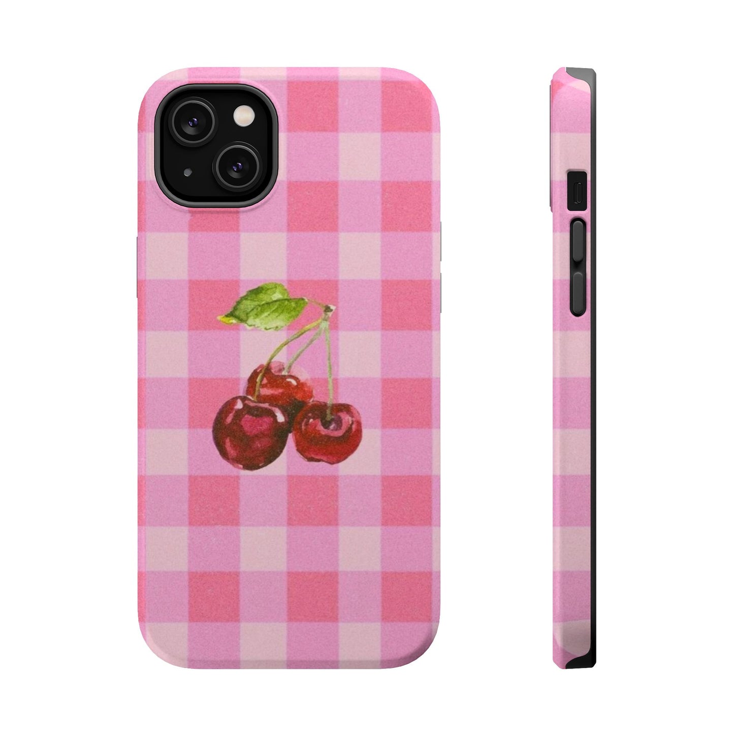 Cherry Gingham Magnetic Tough Case