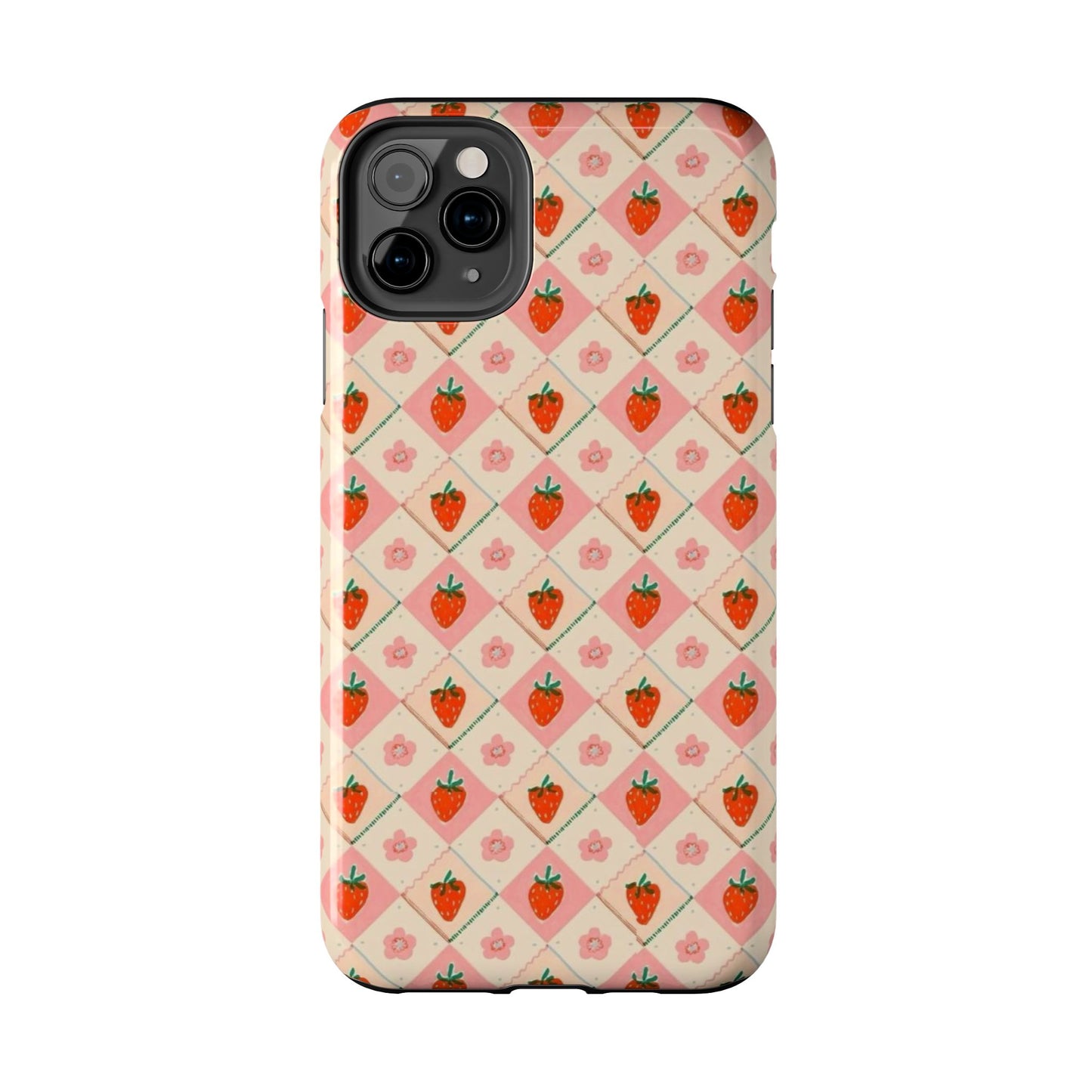 Cute Strawberry Pattern Case