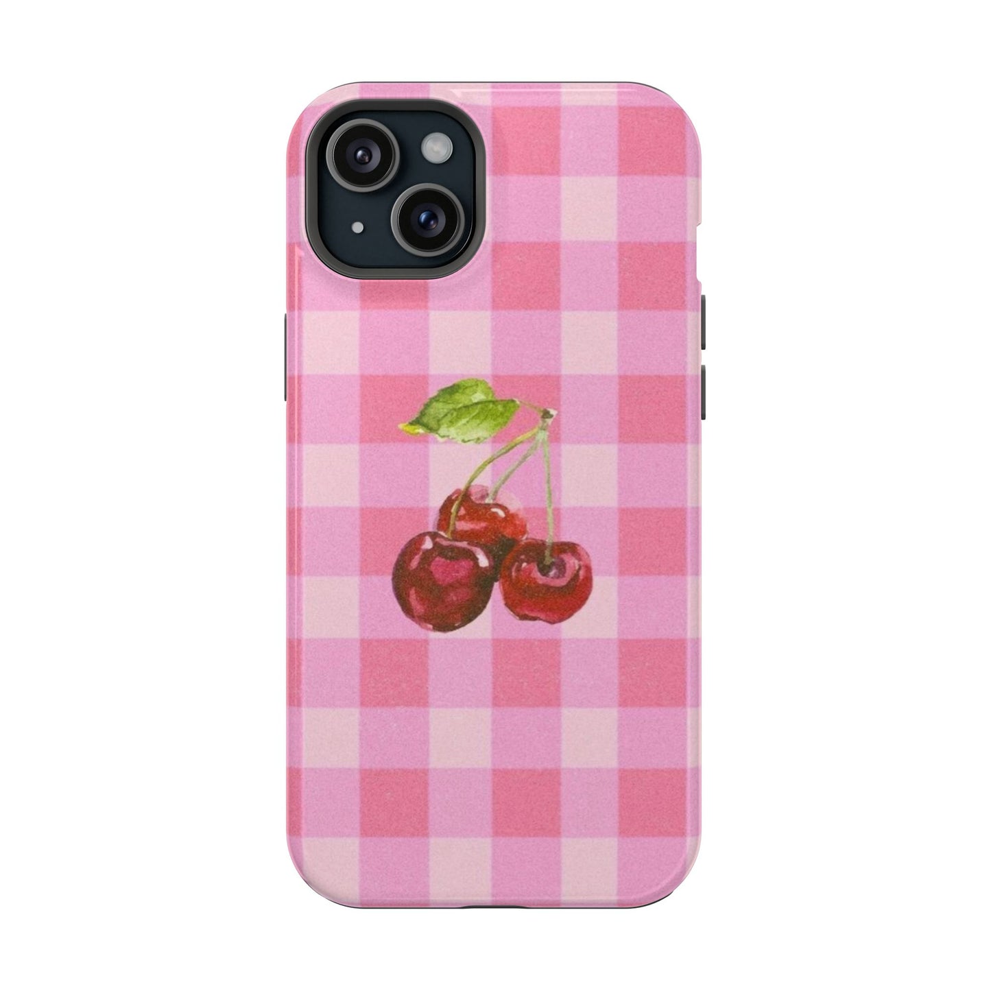 Cherry Gingham Magnetic Tough Case