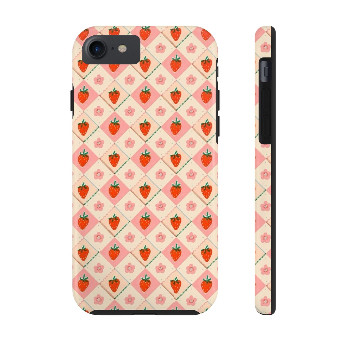 Cute Strawberry Pattern Case