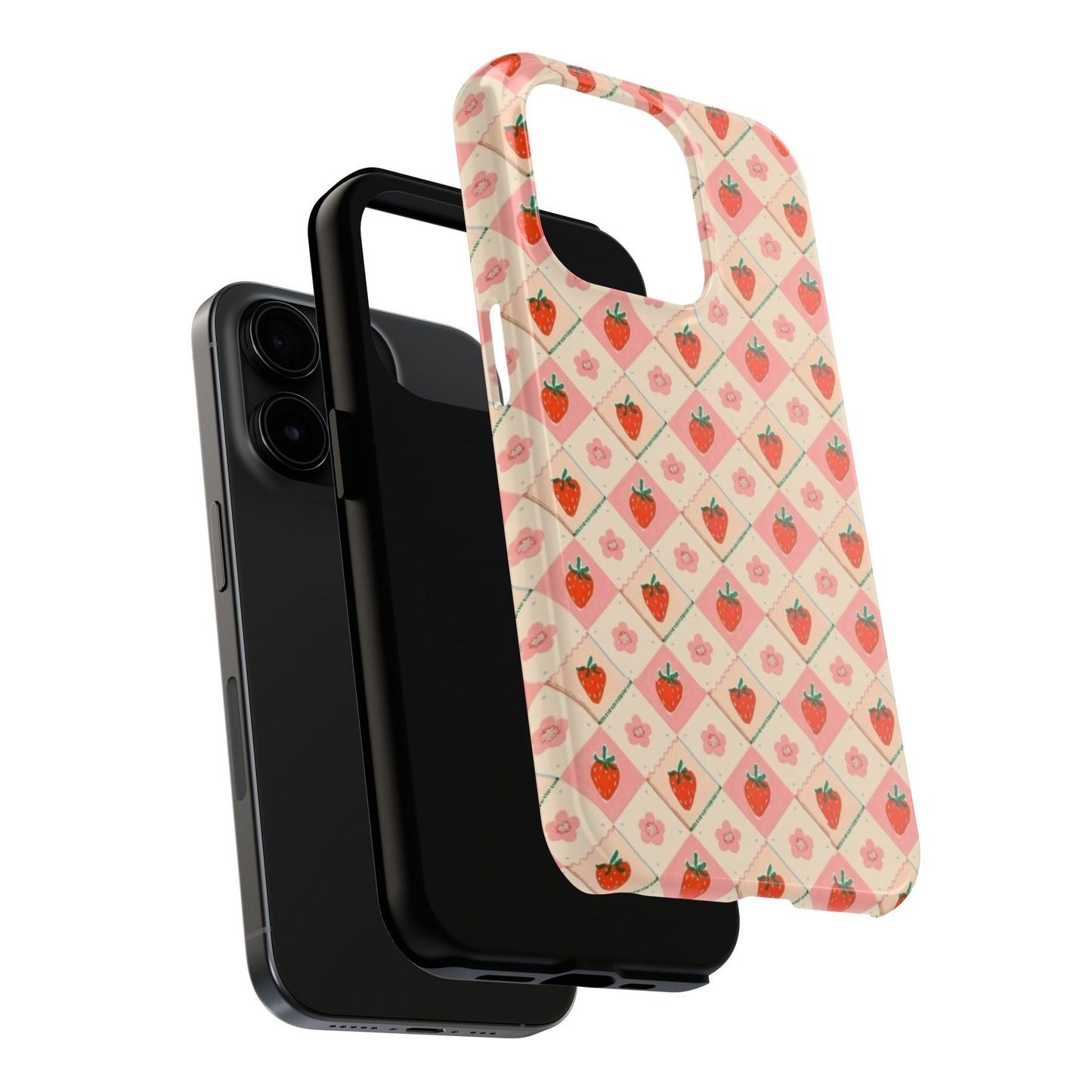 Cute Strawberry Pattern Case