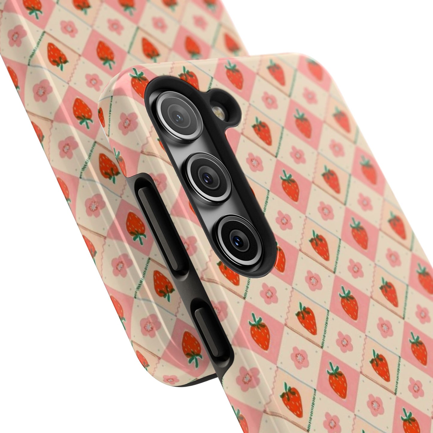 Cute Strawberry Pattern Case
