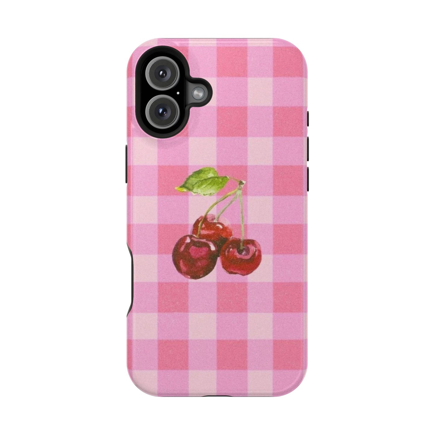 Cherry Gingham Magnetic Tough Case