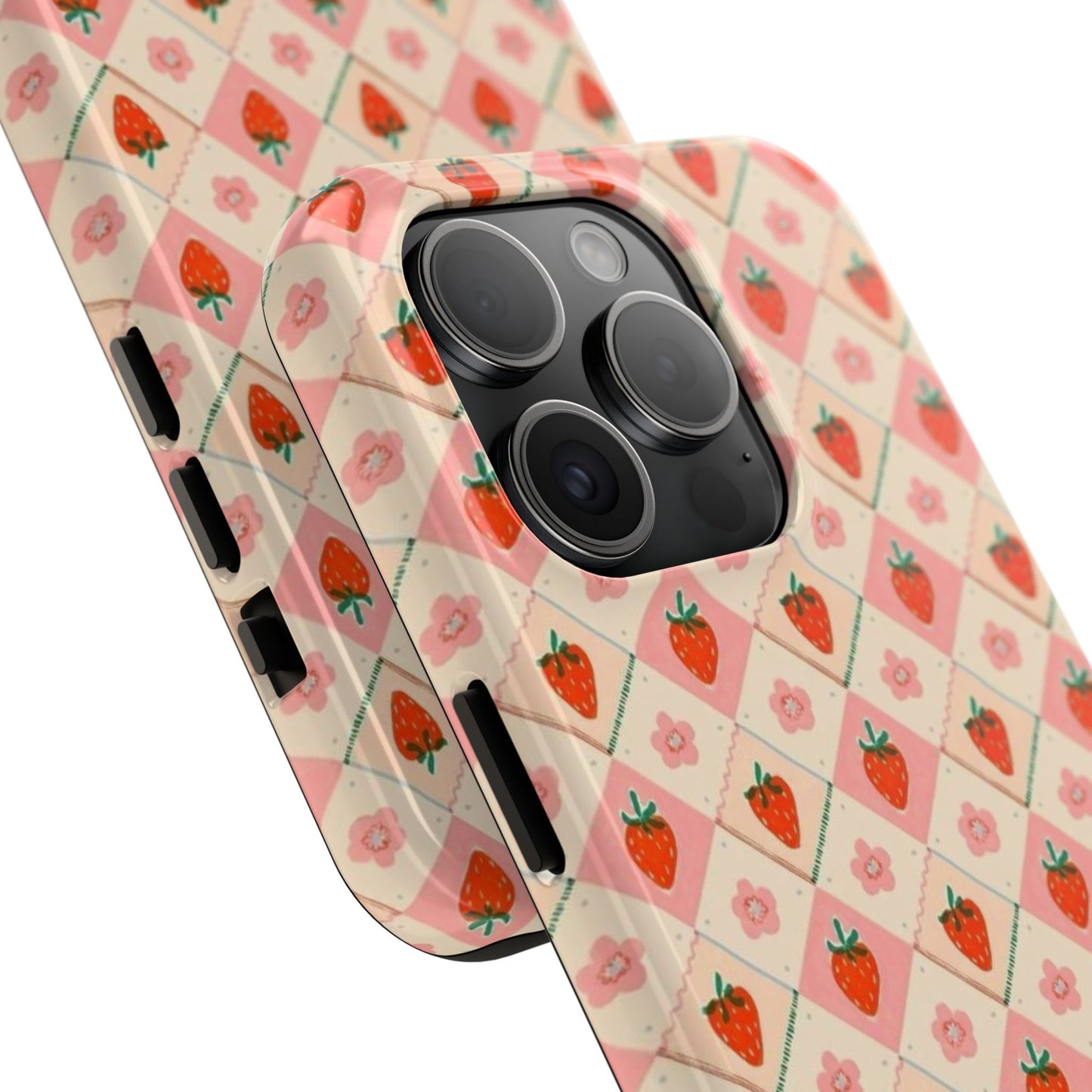 Cute Strawberry Pattern Case