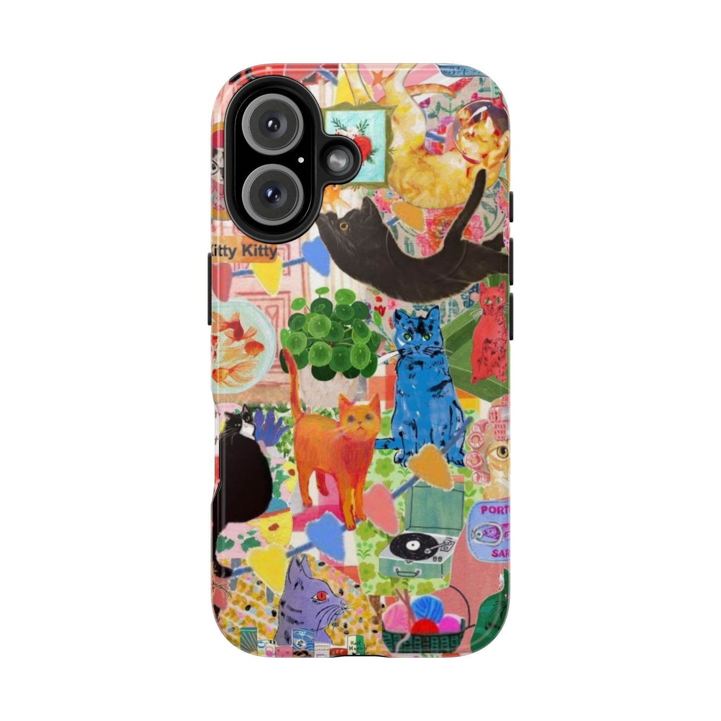 Colorful Cat Phone Case