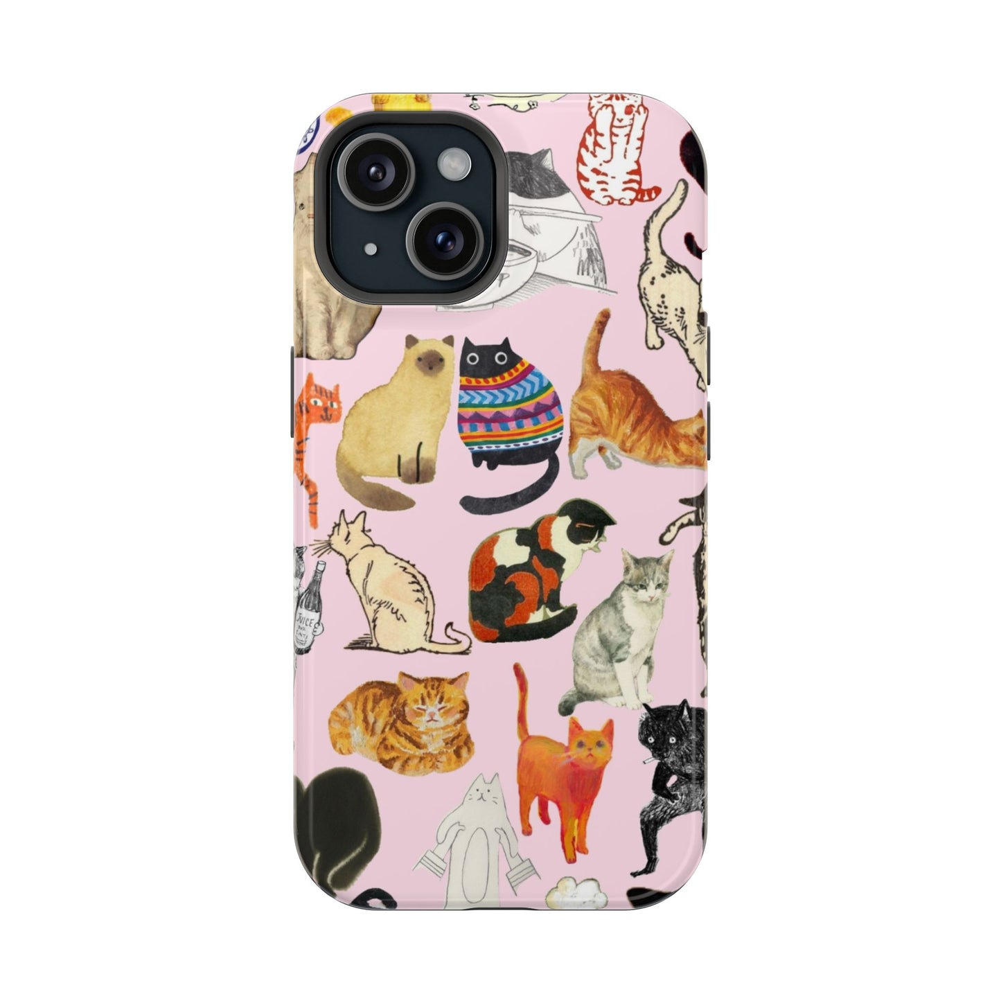 Cat Pattern Magsafe Case