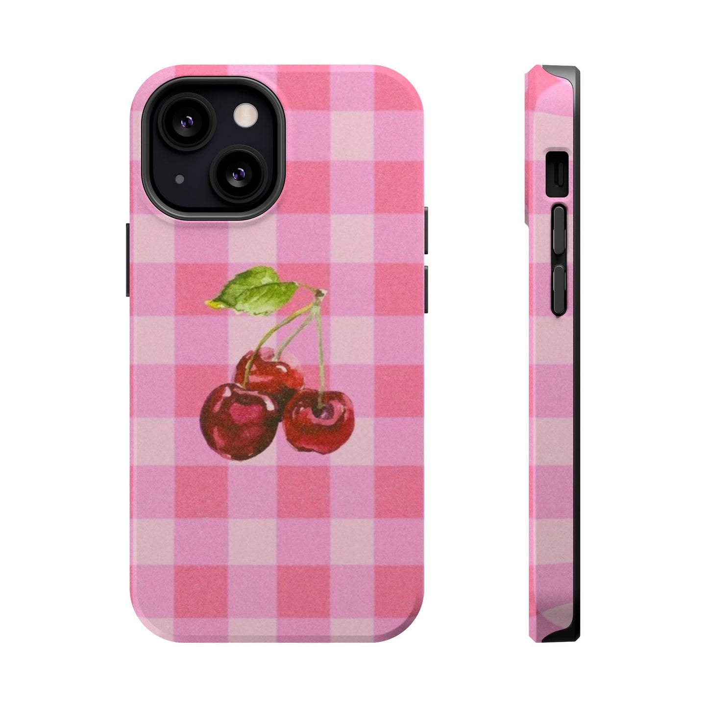 Cherry Gingham Magnetic Tough Case
