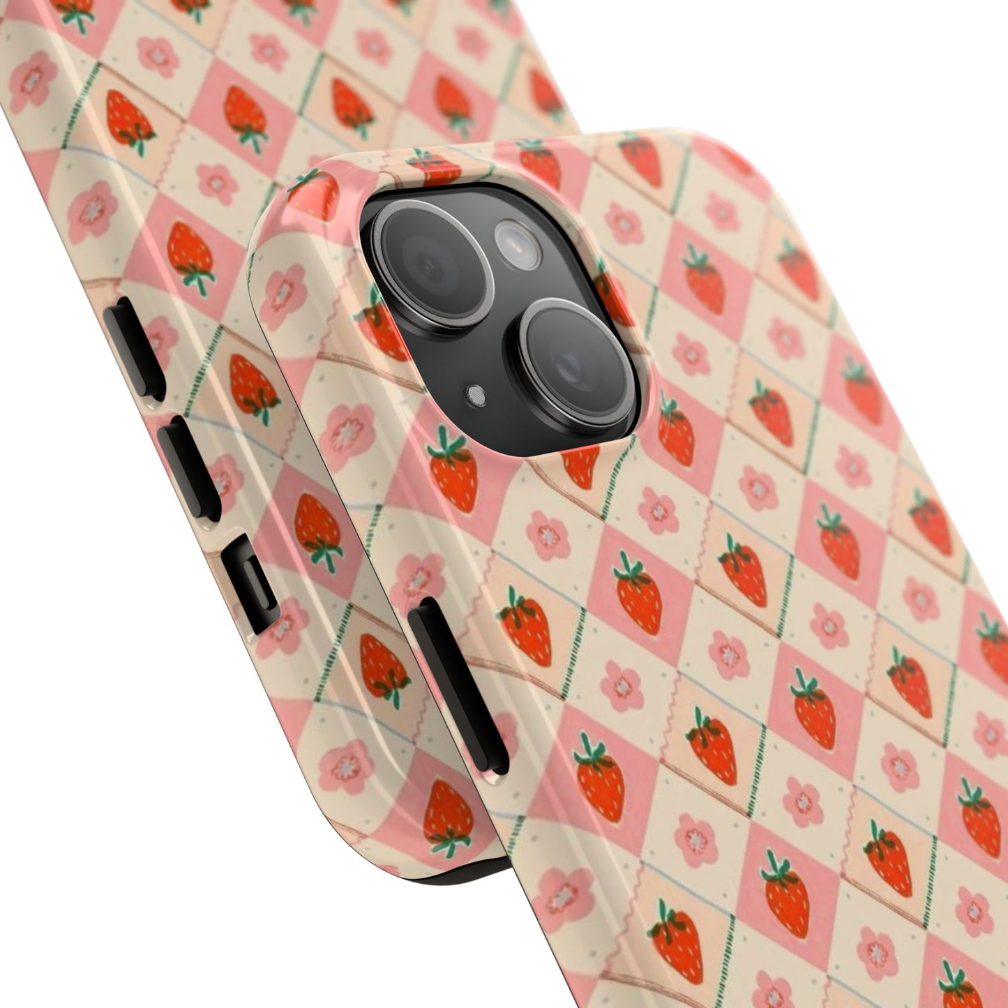 Cute Strawberry Pattern Case