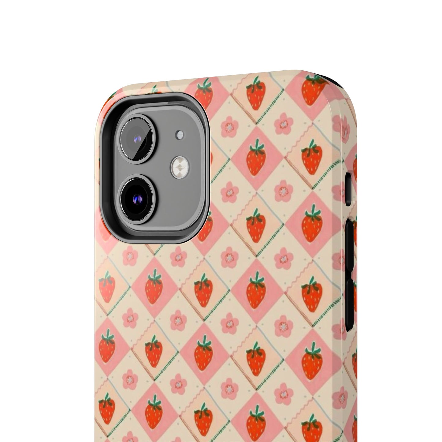 Cute Strawberry Pattern Case