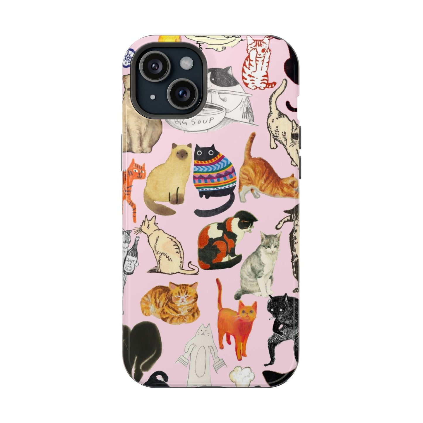 Cat Pattern Magsafe Case