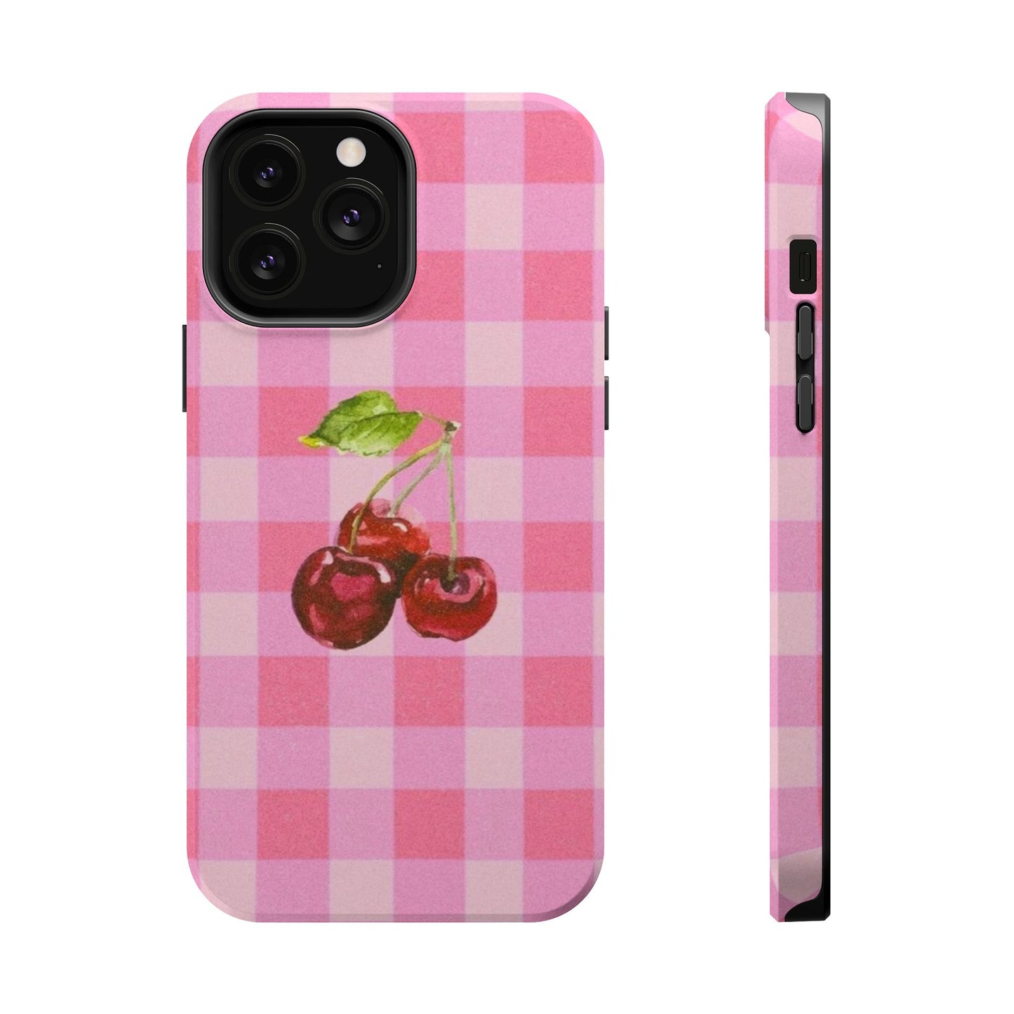 Cherry Gingham Magnetic Tough Case